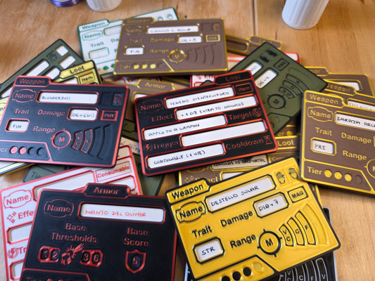 Daggerheart™ Compatible Item Cards – STL / 3MF Files for 3D Printing