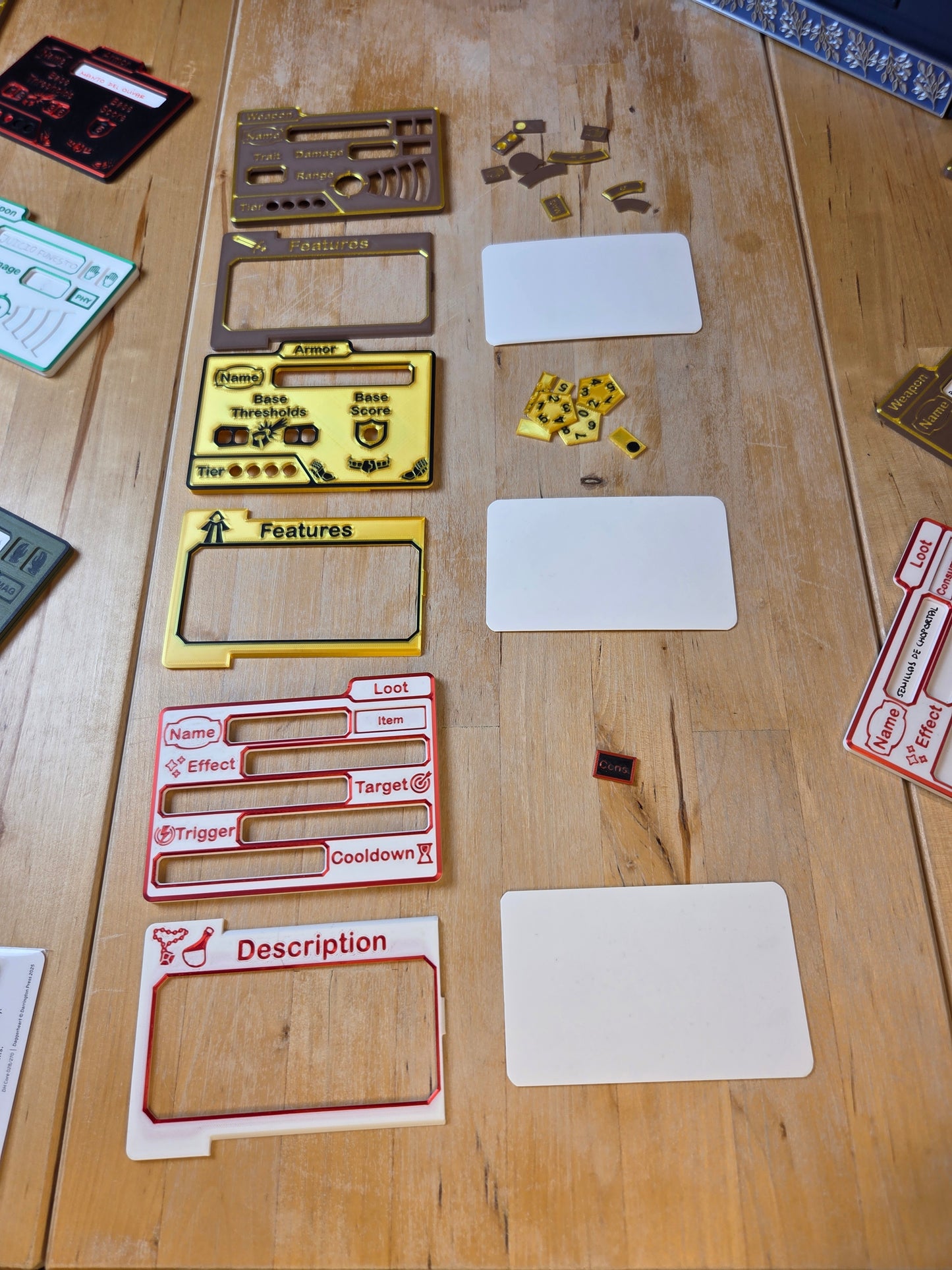 Daggerheart™ Compatible Item Cards – STL / 3MF Files for 3D Printing