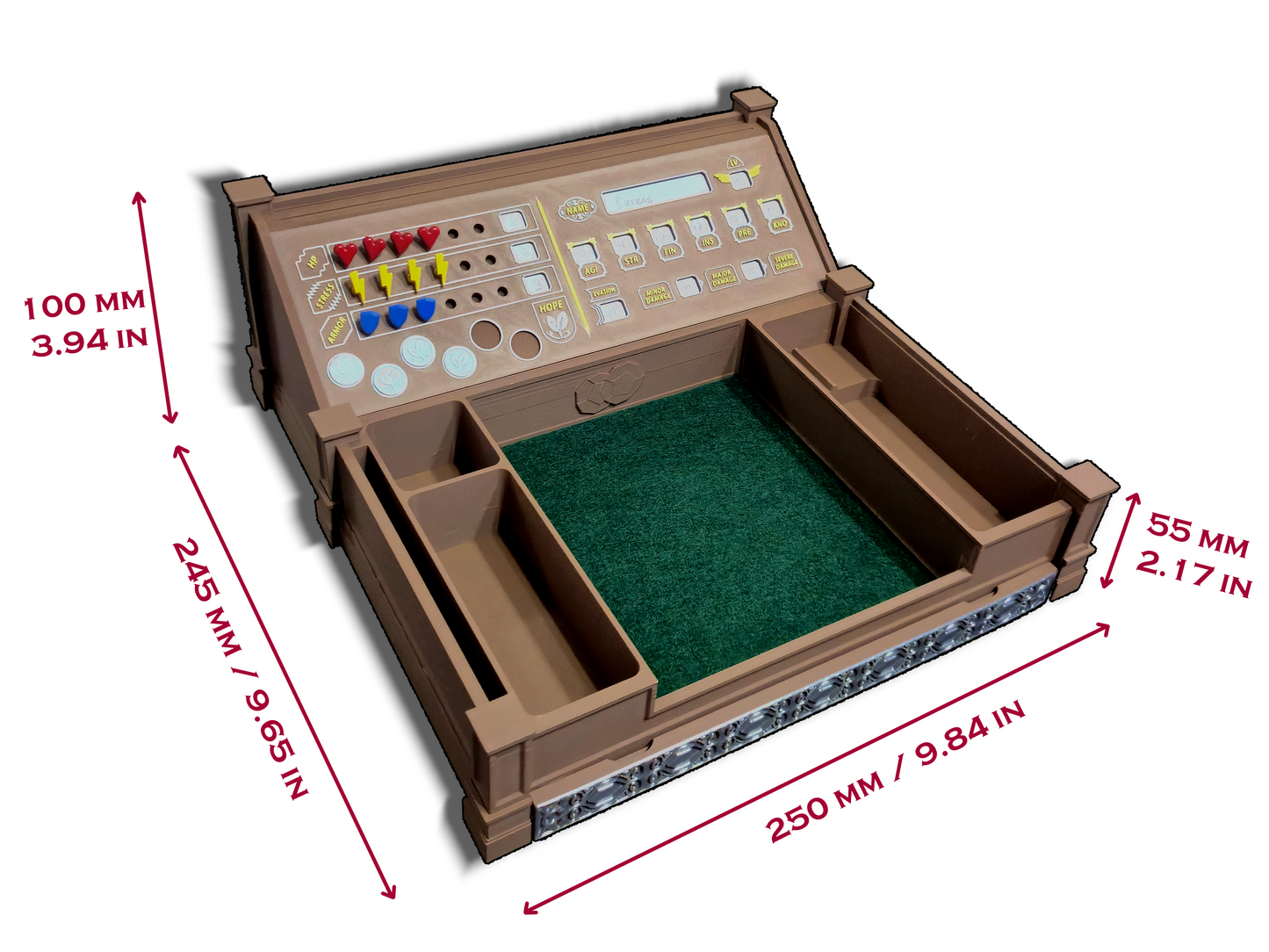 Daggerheart™ Compatible Player Tracker Board – STL / 3MF / PDF Files for 3D Printing