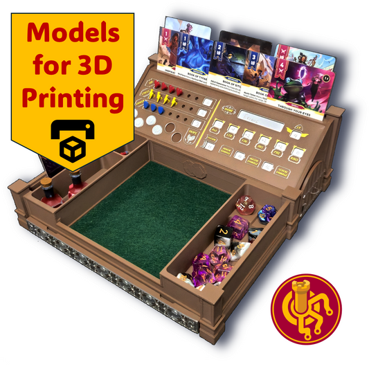 Daggerheart™ Compatible Player Tracker Board – STL / 3MF / PDF Files for 3D Printing