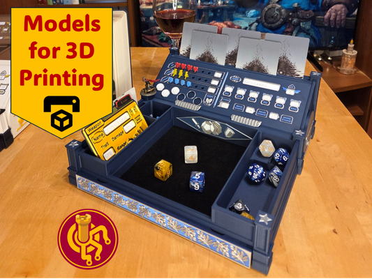 Daggerheart™ Compatible Custom Player Tracker Board – STL / 3MF / PDF Files for 3D Printing