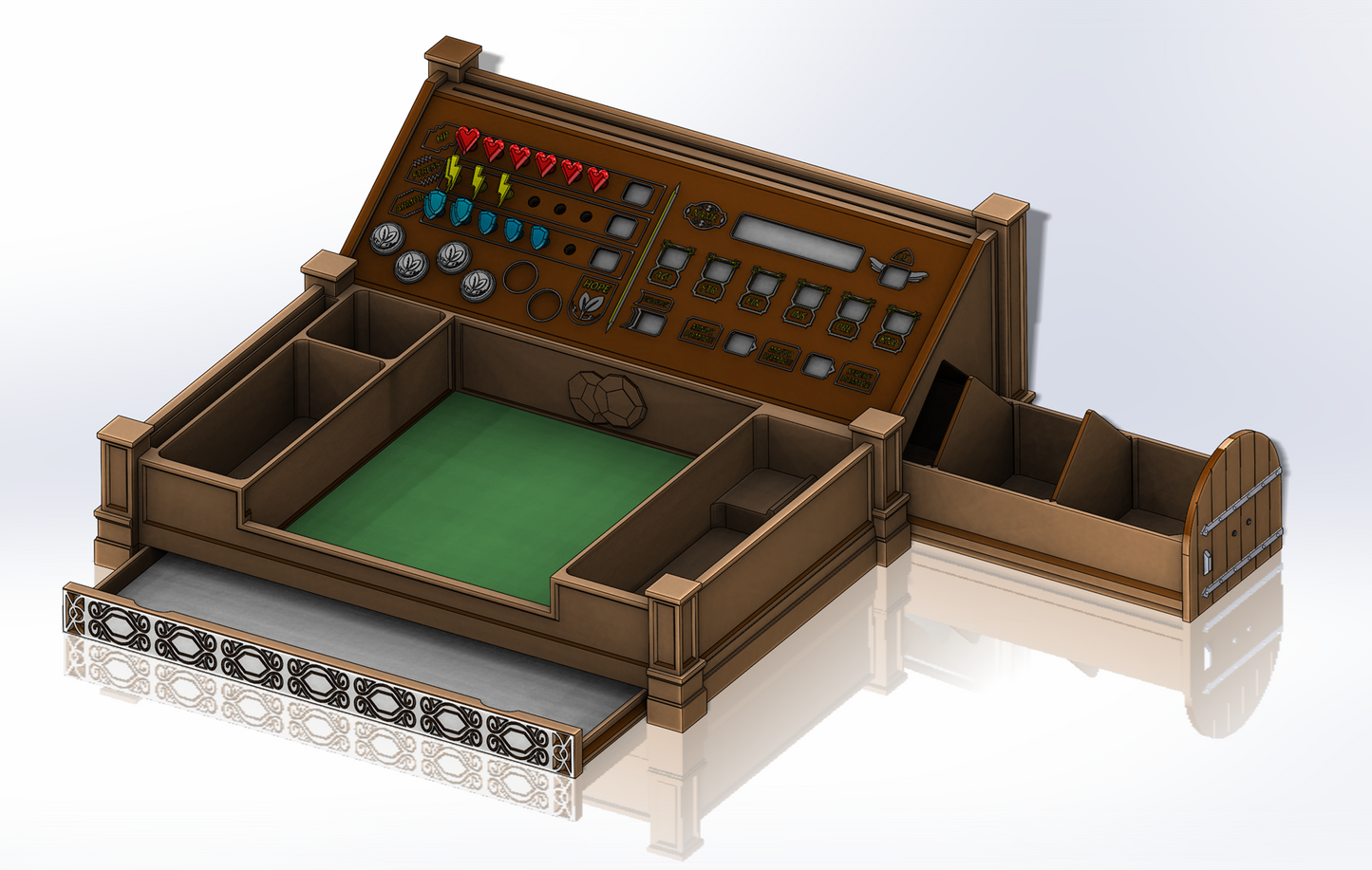 Daggerheart™ Compatible Player Tracker Board – STL / 3MF / PDF Files for 3D Printing